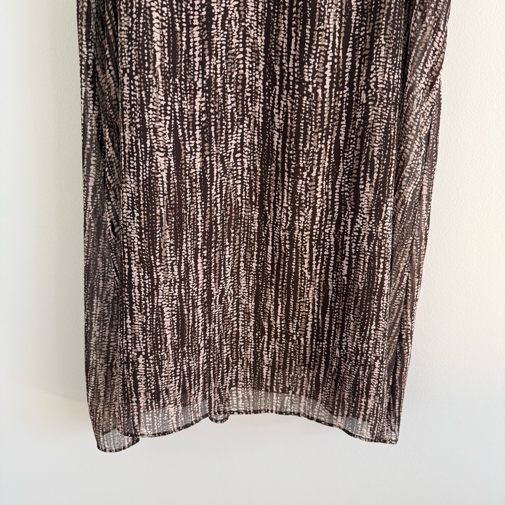 Massimo Brown Patterned Mini Dress - Picture 3 of 9
